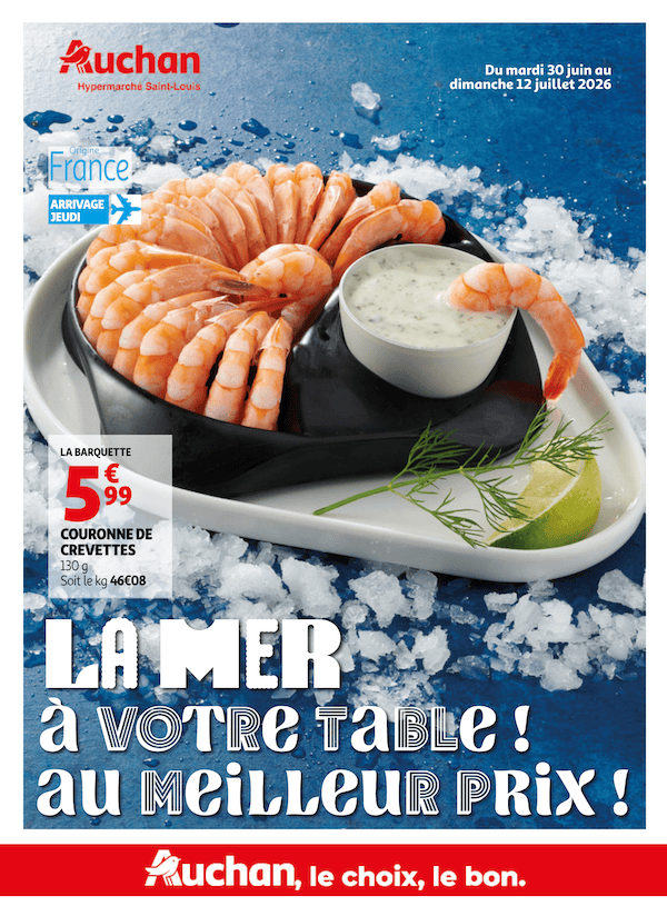La mer à votre table à meilleur prix !