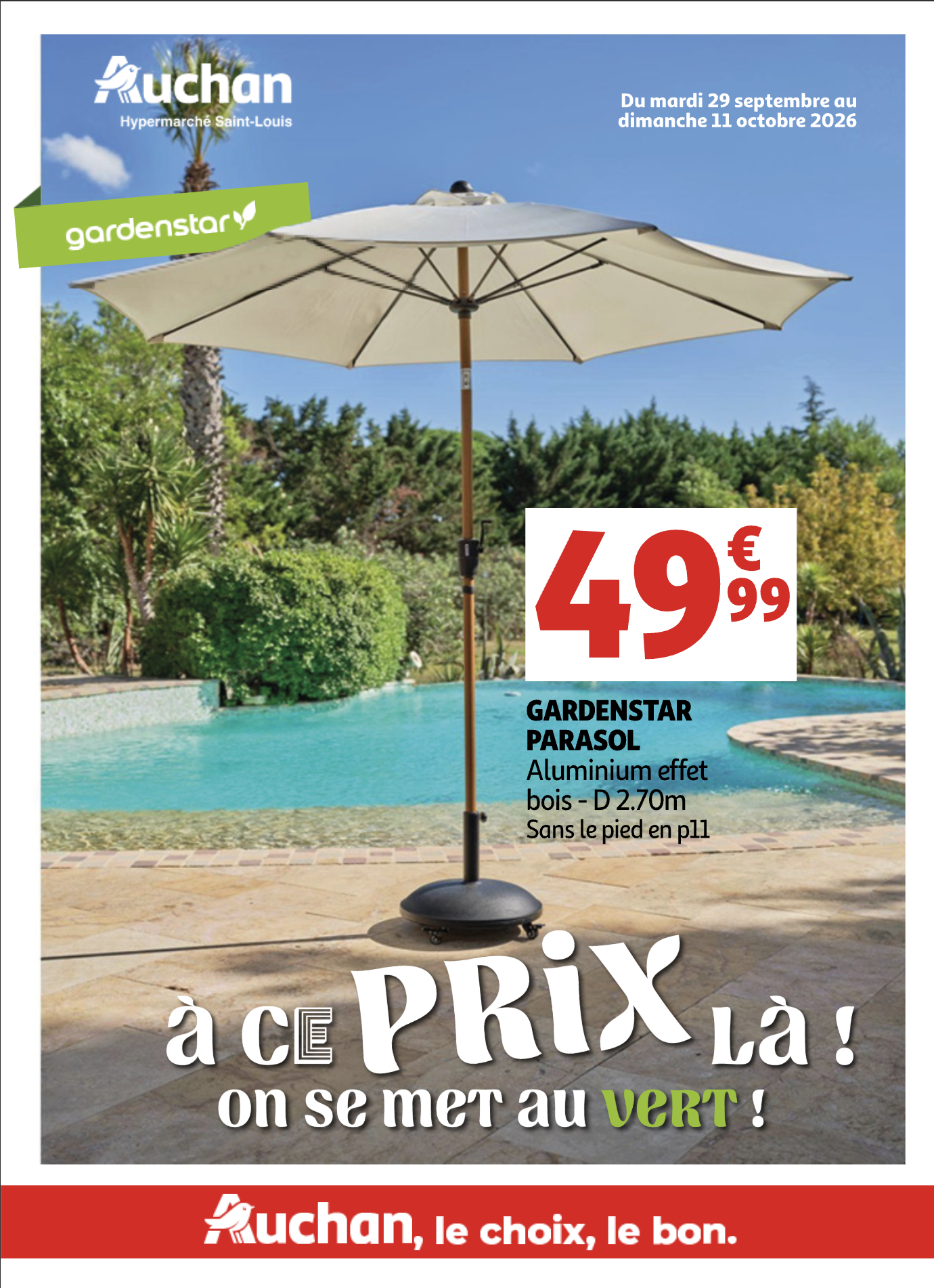 À ce prix là ! On se met au vert