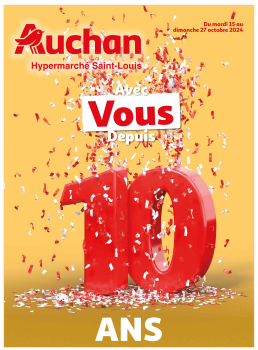 Avec vous depuis 10ans !