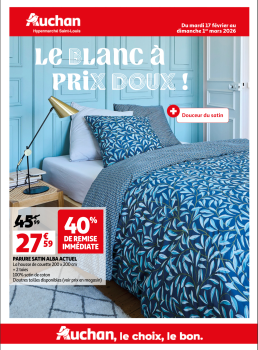 Le blanc à prix doux !